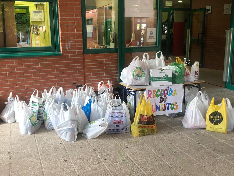 campaña recogida de alimentos del ampa pinar