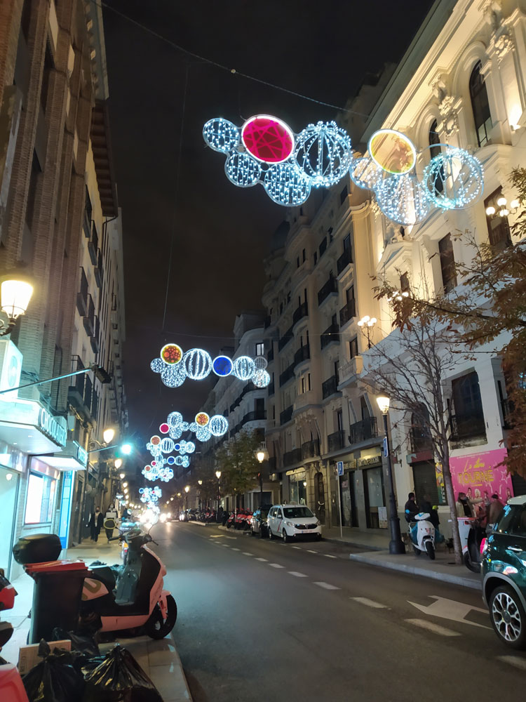 Luces de navidad 2020: calle Atocha