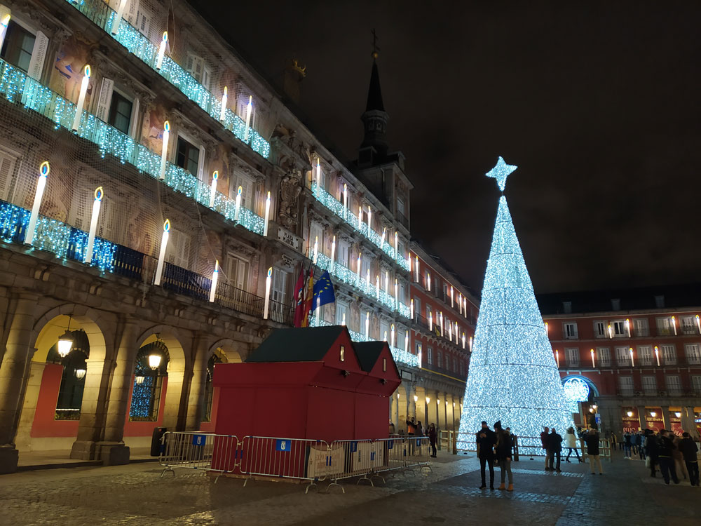 Luces de navidad 2020: plaza Mayor