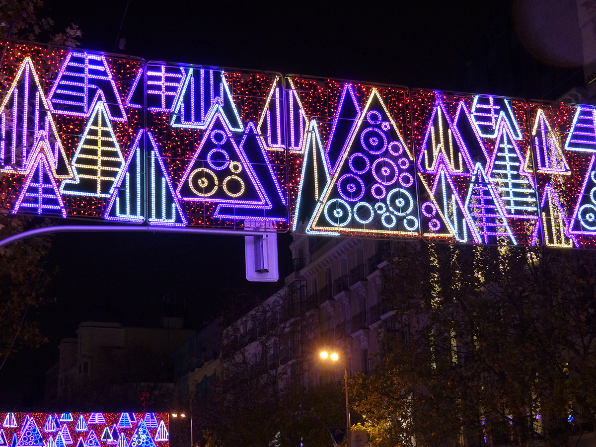 Luces de navidad 2020: calle Serrano