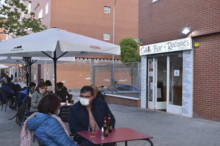 Terraza del bar Carlota